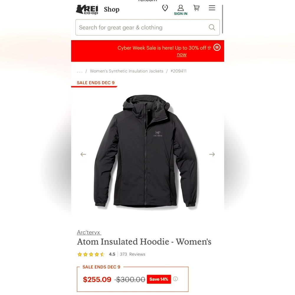 Arc’Teryx Women’s Atom Hoodie